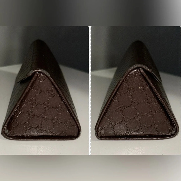 Gucci Guccissima Chocolate Brown Sunglasses Case Cardholder - Picture 9 of 16